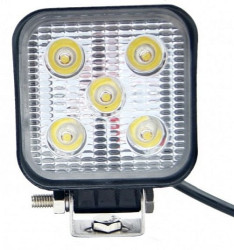 Lampa robocza mini 5x LED kwadratowa, mocowanie na śrubę