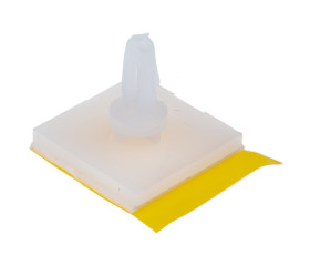 Podpórka PCB LCBSB-4-01 ART, Ø 4mm, H 6.4mm, 17.8 x 17.8mm , materiał: Nylonowe, Essentra