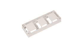 Simon Classic Puszka Natynkowa Potrójna Płytka Biała Mpn3/11