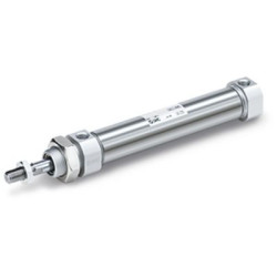Siłownik zgodny ze standardem ISO SMC Ø 25 mm Dwustronne działanie Action 100 mm C85 Zderzak gumowy CD85KN25-100-B