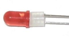 Słupek dystansowy pod LED5mm, wys. 5mm