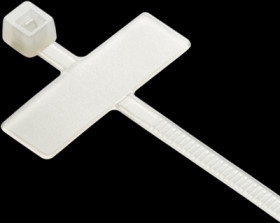 Cable tie, PA, (L x W) 200 x 2.5 mm, bundle-Ø 50 mm, natural, 85 °C, BYB-5-12H2035