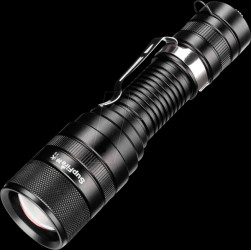 F5 LED flashlight Superfire F5, 1100 lm, black, USB