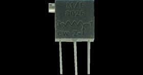 25K Ohm trimmer (RJ26FX253) - Mepco