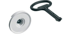 univers Zamek dwupiórkowy z kluczem 3 mm FZ449N HAGER