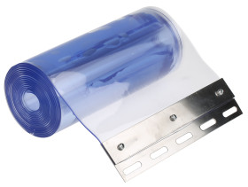 KURTYNY PASKOWE PVC dł: 3m szerokość: 200mm grubość: 2mm Wyczyść PVC RS PRO Przemysłowe