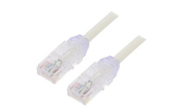 Utp28x0.5M Patch Cord Tx6a-28™,U/Utp 6A Drut Cu Lszh Biały 0,5M 28Awg