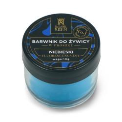 Barwnik do żywicy epoksydowej Royal Resin - fluorescencyjny w proszku - 10g - niebieski
