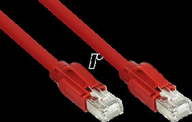 SO-PK050R Patch cable, Cat.7 raw cable, S/FTP, 5 m, red