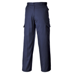 Combat Trousers, Navy, Short Leg, Waist