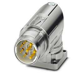 Złącze wielostykowe przemysłowe 8-pinowe M23 Montaż przedni Wtyczka Phoenix Contact