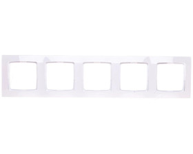 KARO Ramka pięciokrotna biała R-5S/00