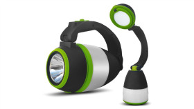 Lampa Led 3W1 Maclean, Kempingowa, Biurkowa, Latarka, 1W, 60-200Lm, Cold...