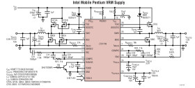 Dual 550kHz Synchronous Switching Regulator Controller with 5-Bit VID and 150mA LDO