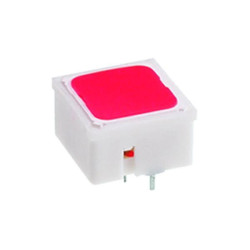 Rafi 3.14200.012 Tact Switch 1xOff/(On) 100mA 35V Green 2x LED THT 9.7mm