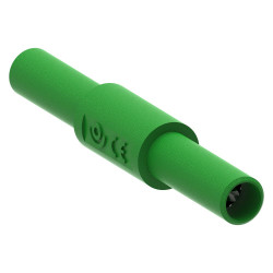 Adapter do wtyków, rodzaj: Żeńskie-żeńskie, 36A, Zielony, 1kV