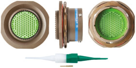 Złącze 128-pinowe Żeński Souriau Sunbank by Eaton Męski Montaż na panelu MIL-DTL-38999 rozmiar 25