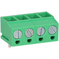TruConnect 213980 5mm Standard Profile 90 Degree 4 Way Terminal Block