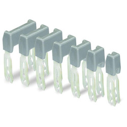 WAGO 780-452 Staggered Jumper 1-2 5mm for 2-conductor Female Plugs Grey