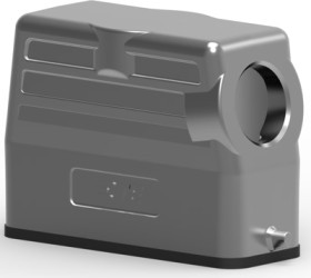 Housing, size HA16, die-cast aluminum, M20, angled, clip locking, IP65, T1319160120-000