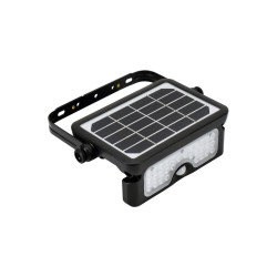 Naświetlacz solarny LED SOLEN 5W 500lm 4K IP65 czarny PIR C83-SON-005BL-4K-PIR Bemko