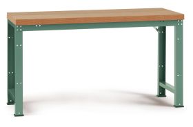 Manuflex WP3015.5007 Stół warsztatowy PROFI,1500x700 mm Pl. Multiplex 50mm RAL5007 niebieski brylantowy (S x W x G) 1500