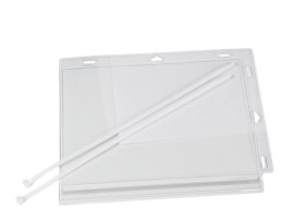 Ekspozycja dokumentów do montażu ściennego, Przezroczysty, Modele niemagnetyczne