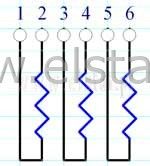 Drabinka rezystancyjna 3x150 R 2