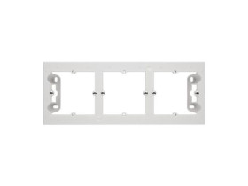 SIMON 55 Puszka natynkowa potrójna do ramek LINE/DUO wys. 40 mm jasnoszary mat TPN3/114 KONTAKT SIMON