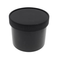 Pojemnik zakręcany okrągły 250ml czarny