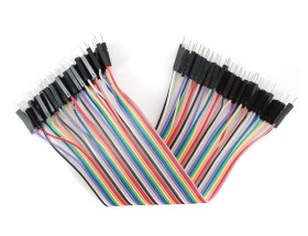 Premium Jumper Wires 40pk (Male/Male) 200mm
