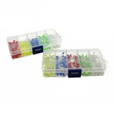 200 sztuk 3mm 100 sztuk 5mm Zestaw diod LED w wielu kolorach do projektów DIY w elektronice Jasne energooszczędne diody LED