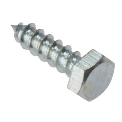 ForgeFix 10CS860 Coach Screw Hexagon Head Single Thread ZP M8 x 60mm Bag 10