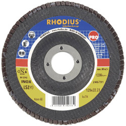 Rhodius 207085 LSZ F VISION Mop Wheel 115mm SS Iron/Sulphur Free