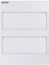Rozdzielnica modułowa 2x12 podtynkowa IP40 S24 z białą osłoną N+PE ENE-00345