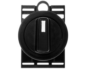 Napęd przycisku 22mm czarny pokrętny 0-1 W0-N-NEF22-PA S