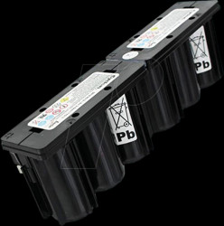 0819-0016 Rechargeable AGM battery, 12 V, 2.5 Ah, high-current-resistant