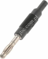 MZS 4 SW Adapter - przej. gn.izolowane2mm / wt.4mm, czarny, Hirschmann, 973599100, MZS4SW