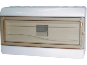 Rozdzielnica podtynkowa 18 modułowa 1x18M drzwi transparentne IP40 6679-118T TAREL