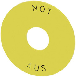 Podkładka Siemens 3SU1900-0BB31-0AS0 (Ø) 75 mm NOT-AUS 10 szt.