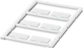 PC device marker, (L x W) 12.4 x 26.65 mm, white, sheet, 1073985