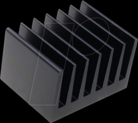 SK 100/100 SA Heat sink, 100 mm, aluminum, 1.5 K/W.