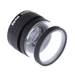 Szkło powiększające powiększenie 10X Lupa z siatką nitek średnica 19mm