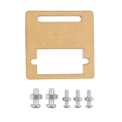 Mocowanie serwa 9g (SG90) - ramka plexi 36x35 + śrubki