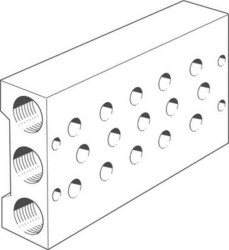 Płyta przyłączeniowa modułowa 5-drogowa G 3/8 3/8in G Festo