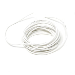 Silicone Cover Stranded-Core Wire - 2m 30AWG White