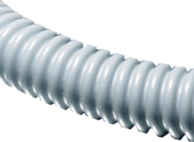 Spiral protective hose, inside Ø 10 mm, outside Ø 14 mm, BR 14 mm, PVC, gray, 167-00209