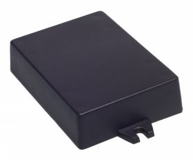 Obudowa czarna z uchwytami ABS 65x90x22