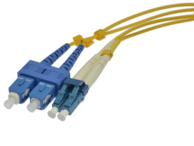 Patchcord światłowodowy FO SM LC-SC duplex 9/125 2m