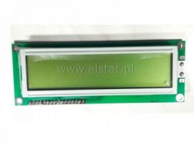 LCD 2x16 122x44mm podświetlenie STN żółto-zielony